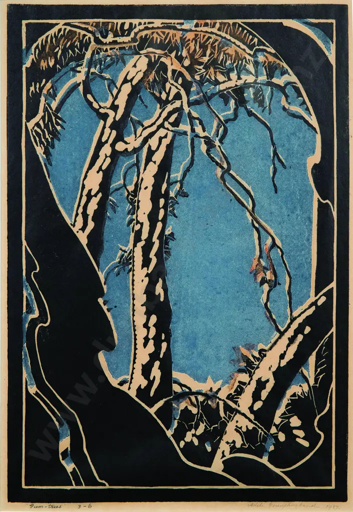 Adele Younghusband (1878-1969) - Gum Trees Image 1++