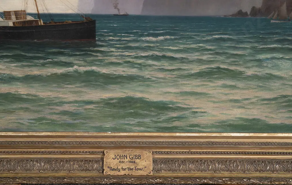 John Gibb (1831-1909) - Ready for the Tow Image 1++