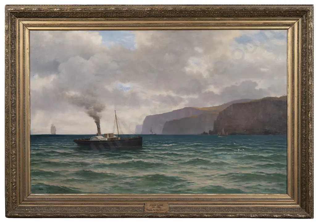 John Gibb (1831-1909) - Ready for the Tow Image 1++