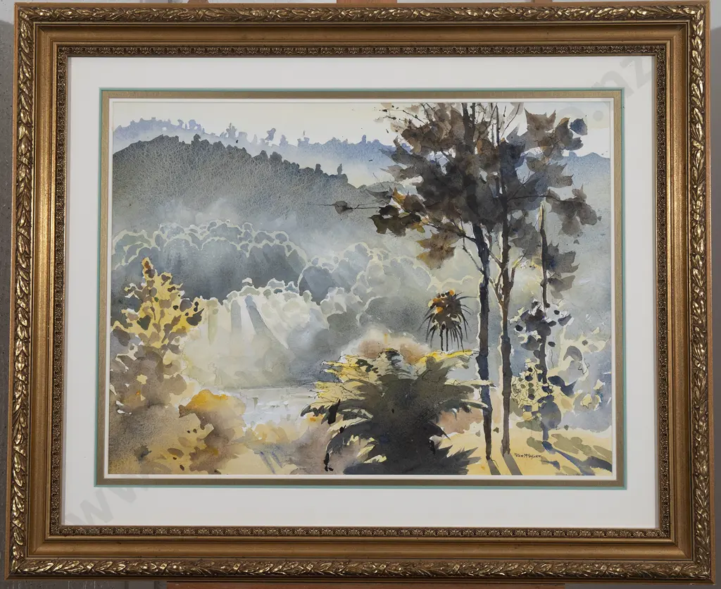 Peter McIntyre (1910-95) - Sunrise in Kakariki Image 1++