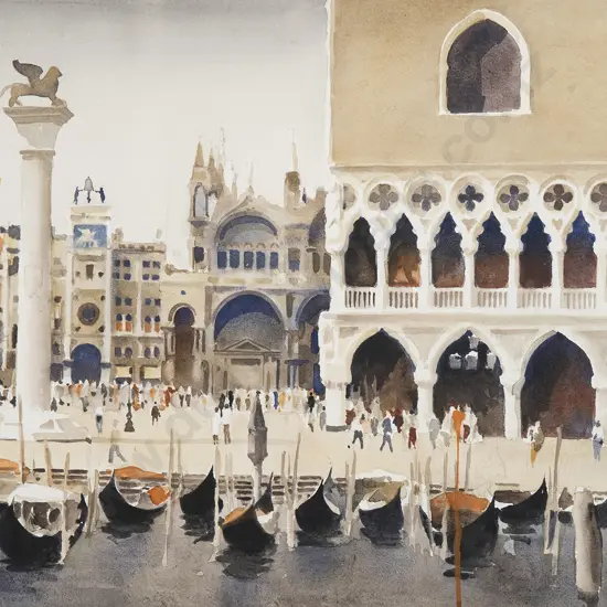 Peter McIntyre (1910-95) - Lion of Venice Piazza San Marco