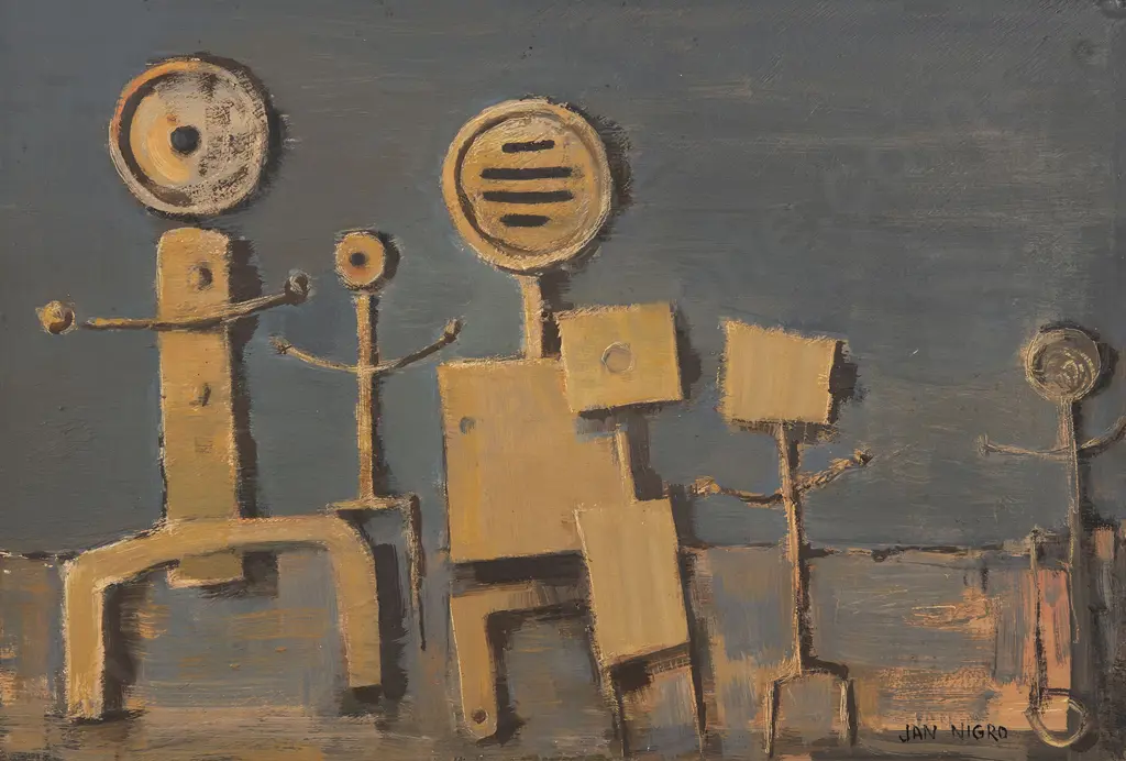 Jan Nigro (1920-2012) - Picnic Image 1++