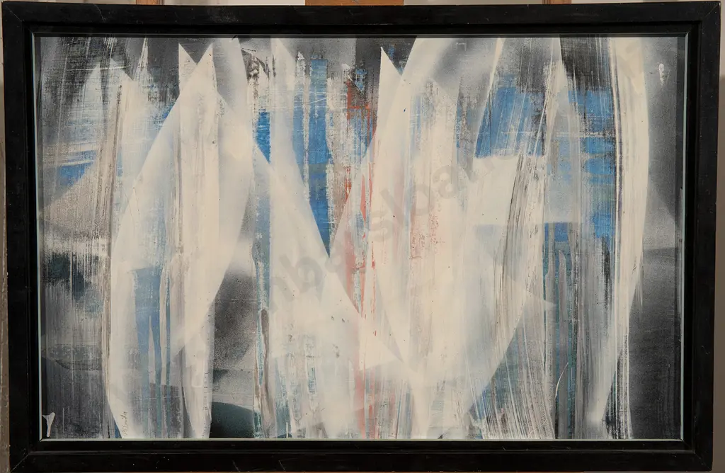 Michael Smither (b 1939) - Sails in Rain Image 1++
