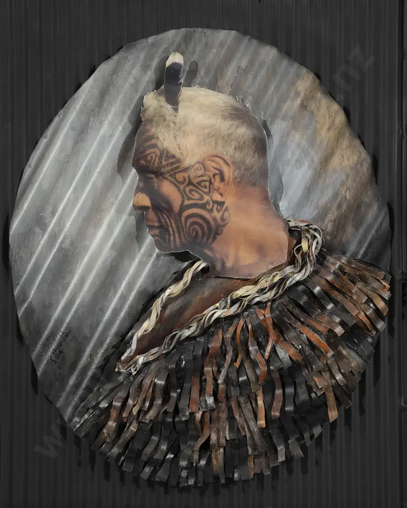 Jeff Thomson (b 1957) / After C F Goldie - 'The Corrugations Etched Upon The Visage Of A Nobleman' Image 1++