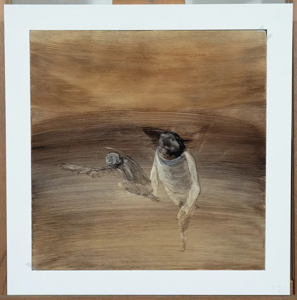 John Walsh (b 1954) - Kupe and His Companion Survey the Planet Tukurua (Sirius) Image 1++