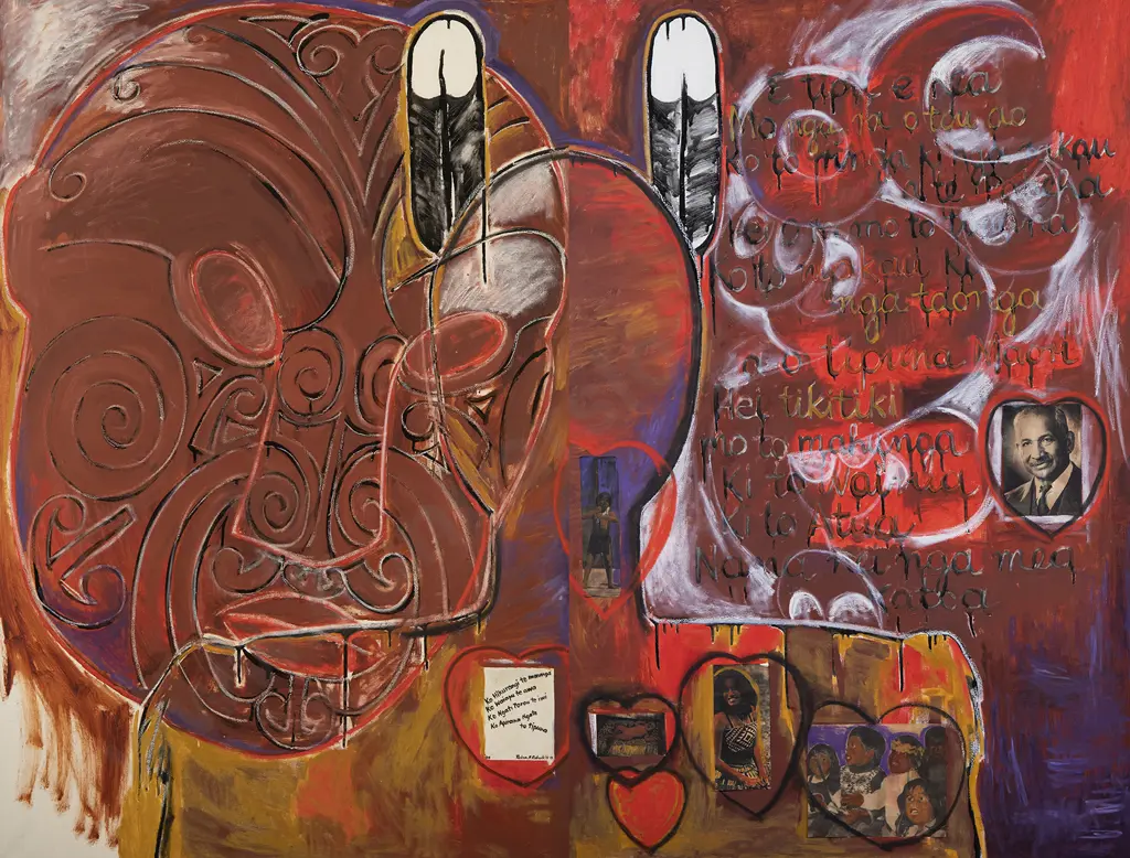 Robyn Kahukiwa (b 1938) - Ko Hikurangi te Maunga Image 1++