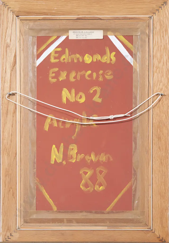 Nigel Brown (b 1949) - Edmonds Exercise II Image 1++