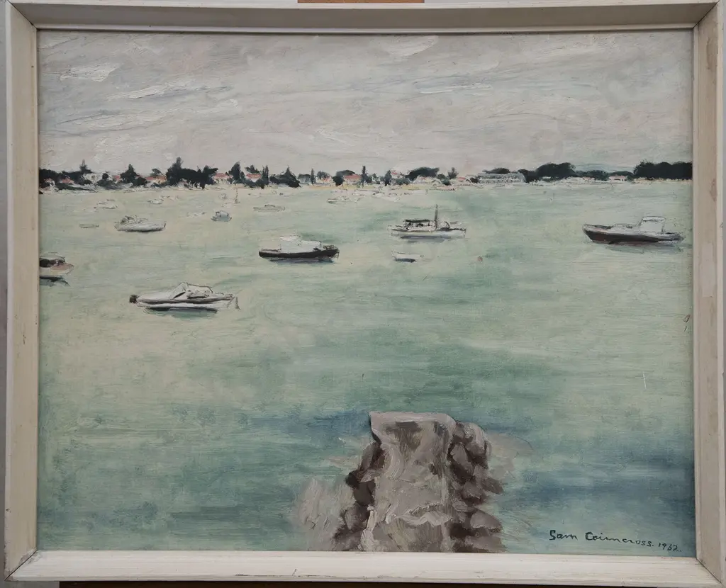 Sam Cairncross (1913-76) - Untitled (Harbour Landscape) Image 1++