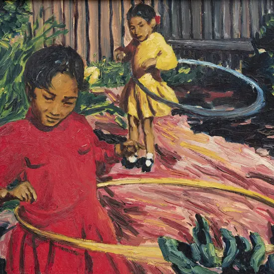 Sam Cairnrcross (1913-76) - Hula Hoops