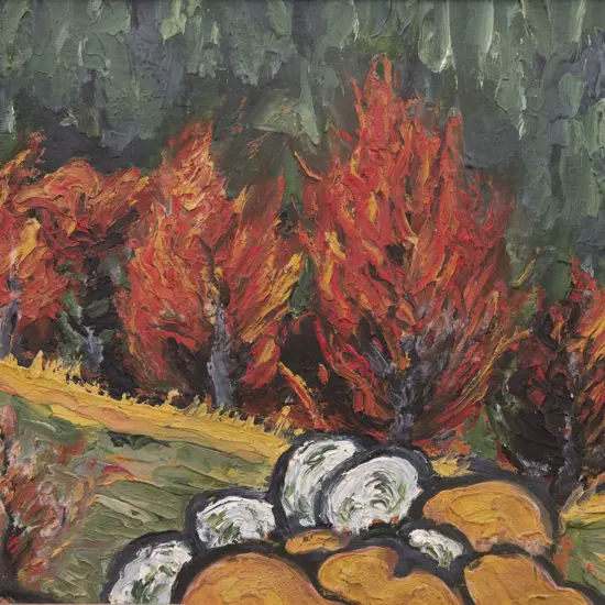 Sam Cairncross (1913-76) - Untitled (Autumn Landscape)