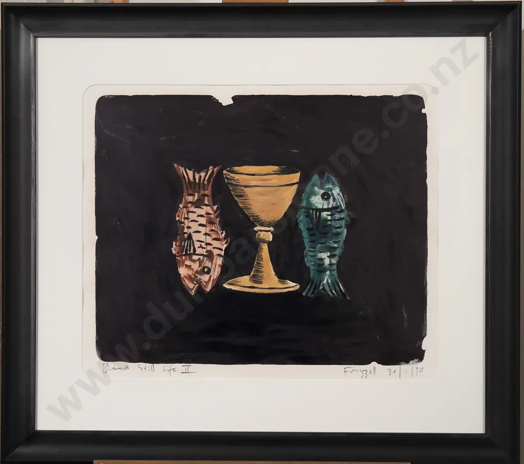 Dick Frizzell (b 1943) - Black Still Life II Image 1++