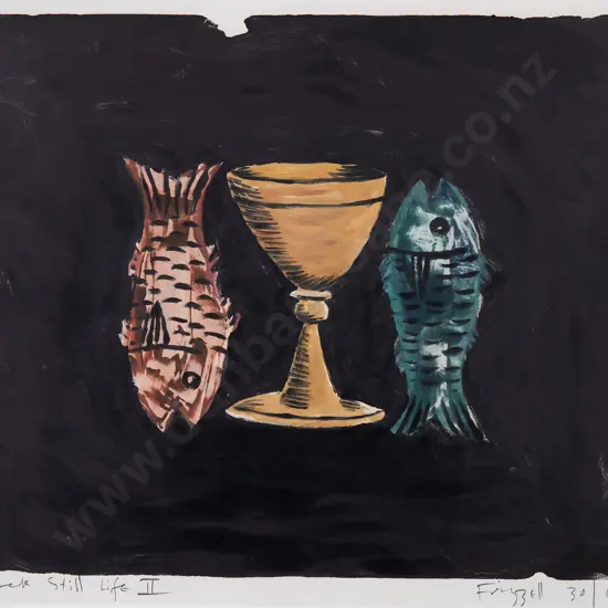 Dick Frizzell (b 1943) - Black Still Life II