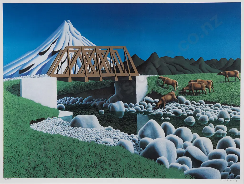 Michael Smither (b 1939) - Alfred Road Bridge Image 1++