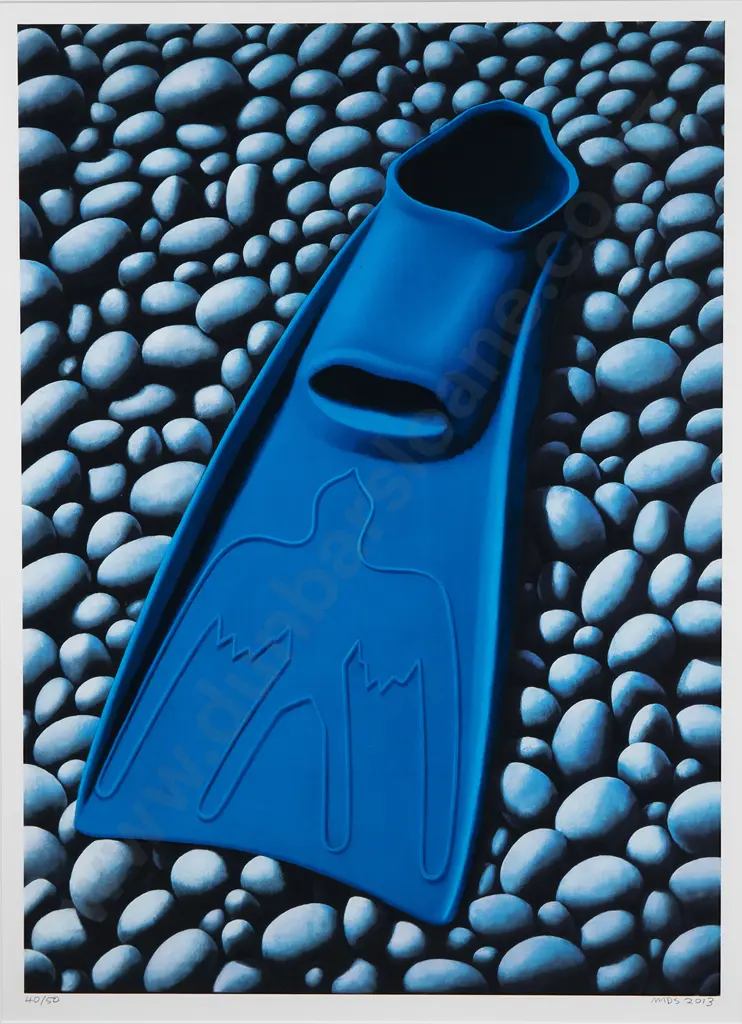 Michael Smither (b 1939) - Blue Flipper Image 1++