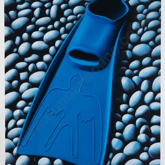 Michael Smither (b 1939) - Blue Flipper