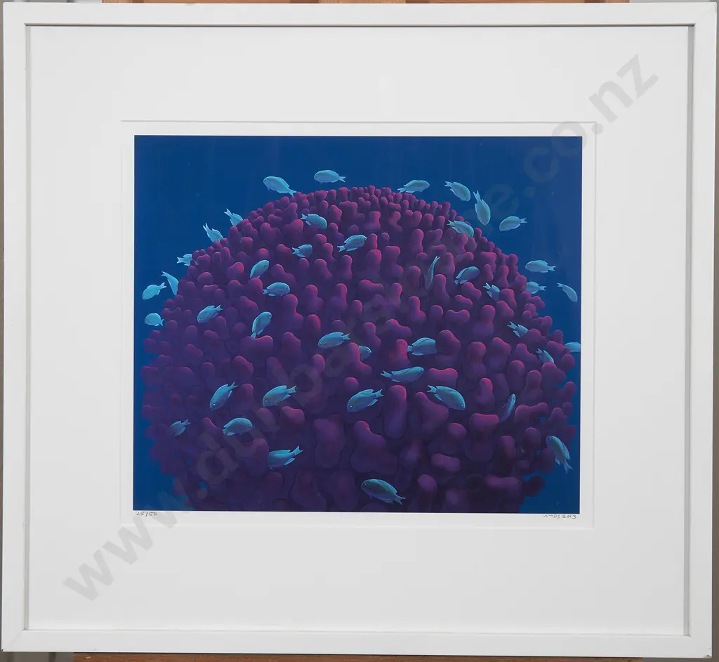 Michael Smither (b 1939) - Coral Head with Fish Image 1++