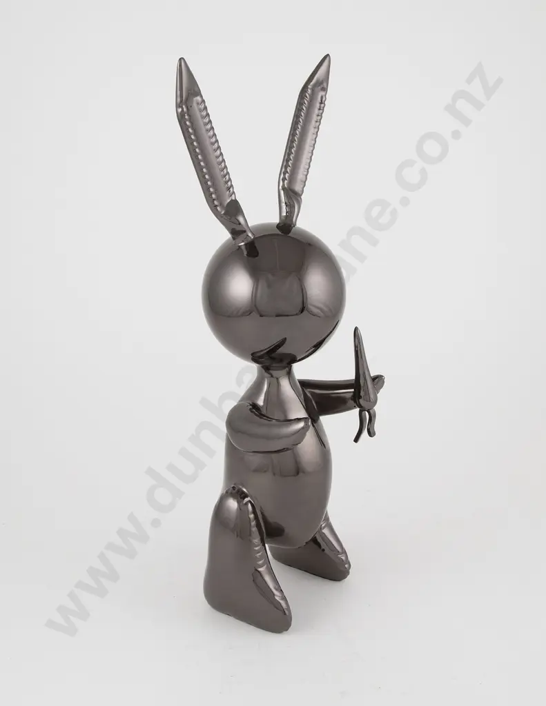 After Jeff Koons/ Editions Studio - Rabbit (Black) Image 1++