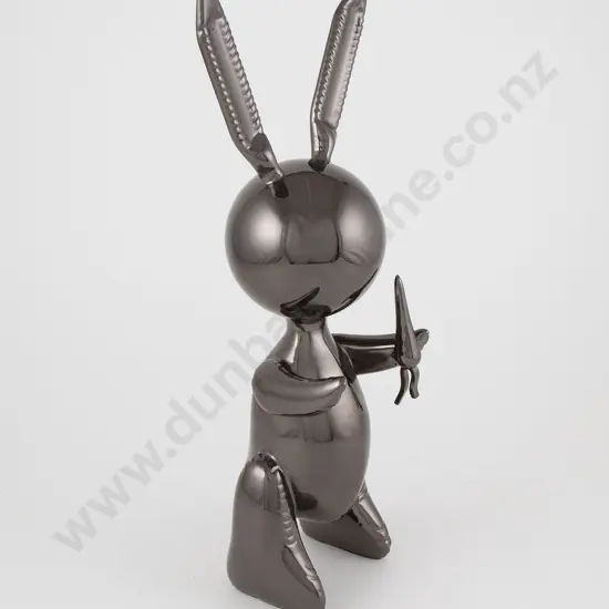 After Jeff Koons/ Editions Studio - Rabbit (Black)