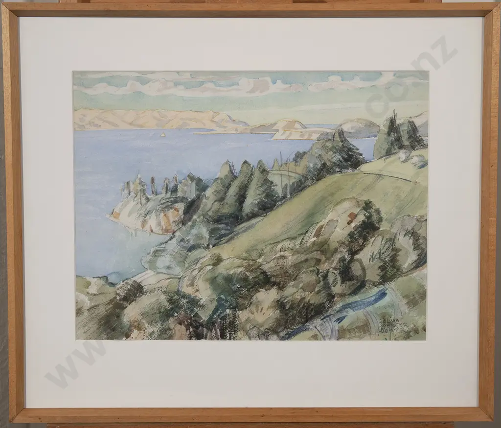 Olivia Spencer-Bower (1905-82) - Ponui Mahurangi Image 1++