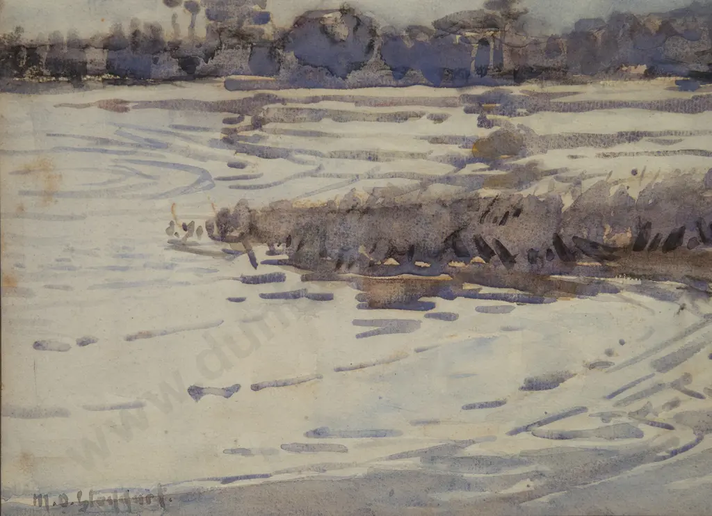 Margaret Stoddart (1865-1934) - Coastal Landscape Image 1++
