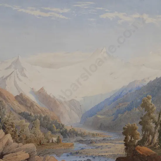 George O'Brien (1821-88) - Surveyor's Camp Mt Aspiring