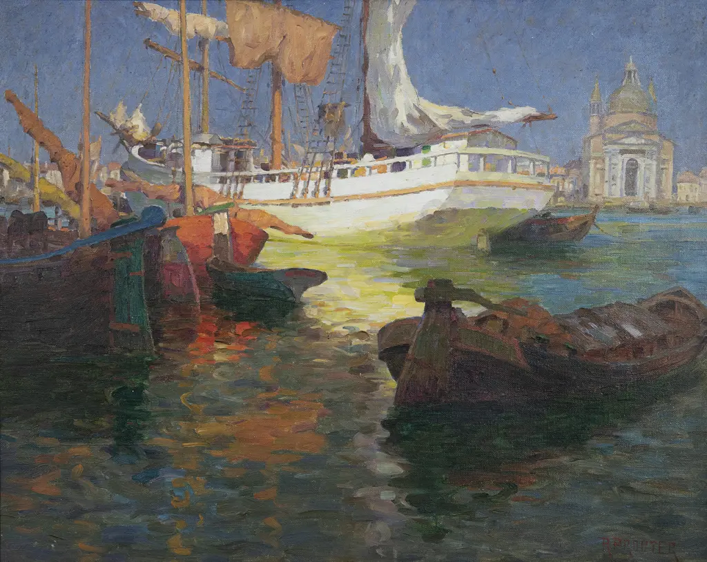 Robert Field Procter (1879-1931) - The White Trader Venice Image 1++