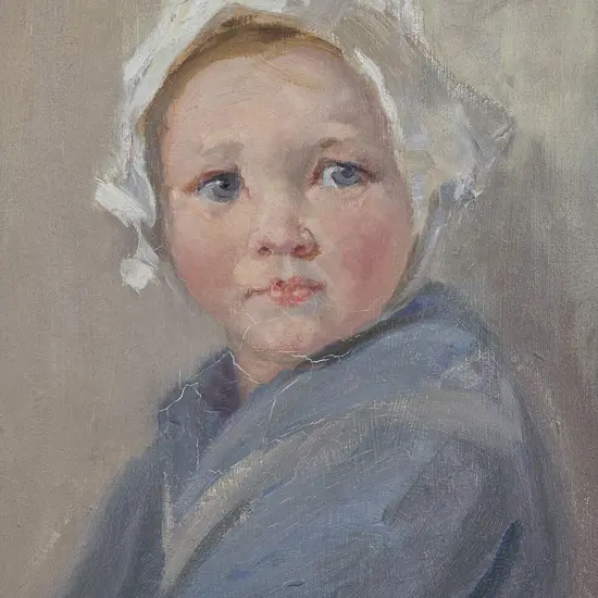 Mary Elizabeth R. Tripe (1867-1939) - Portrait of a Dutch Child