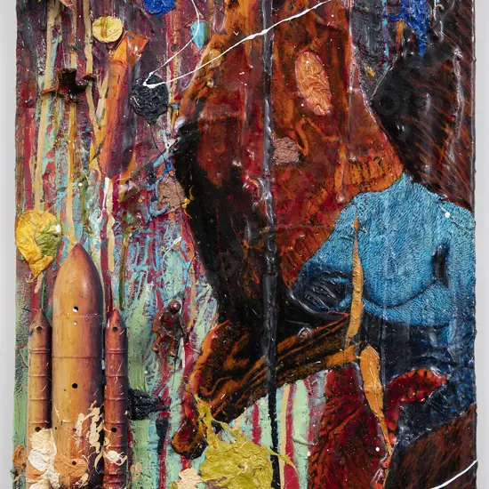 Geoff Dixon (b 1954) - Bird of the Forest/ Cassaway in Space