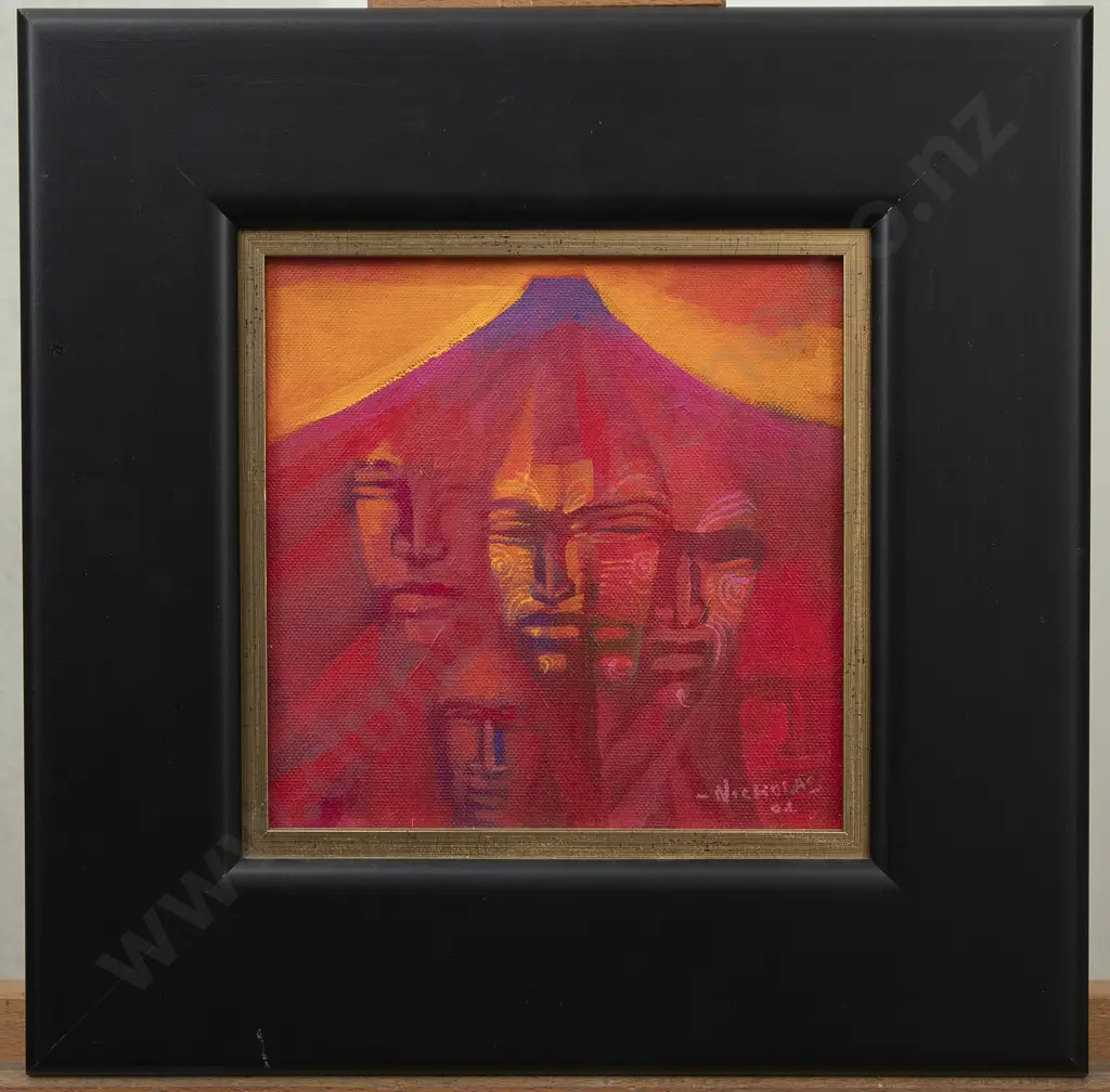 Darcy Nicholas (b 1945) - Warrior Mountain - Tongariro Image 1++