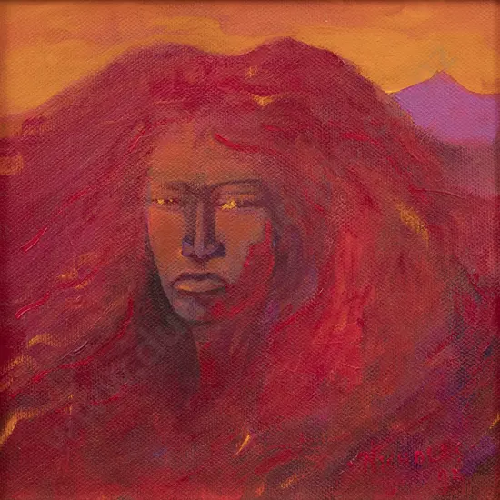 Darcy Nicholas (b 1945) - The Mountain Pihanga
