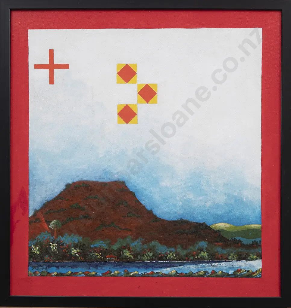 Alan Taylor (1933-2016) - Taupiri Mountain King Flag 1864 Image 1++