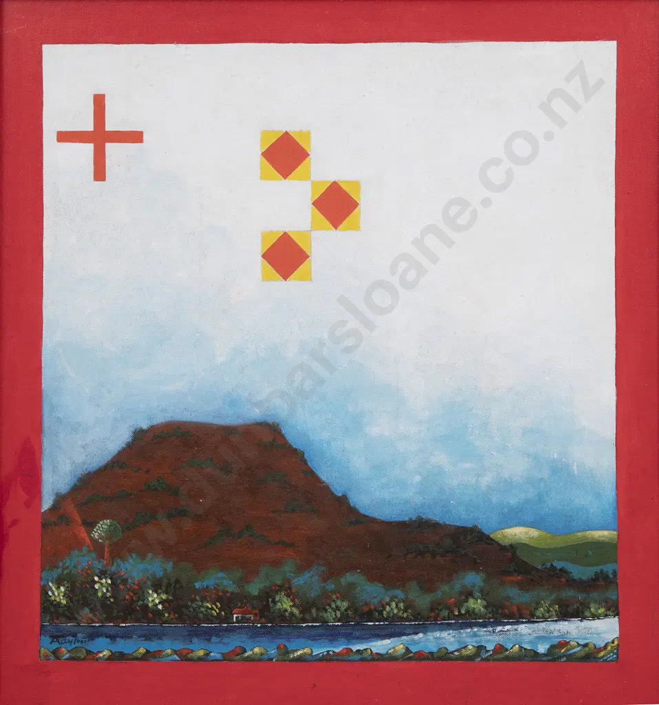 Alan Taylor (1933-2016) - Taupiri Mountain King Flag 1864 Image 1++