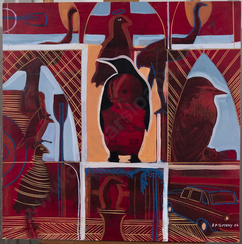 Sheyne Tuffery (b 1970) - Untitled (Forgotten Icons) Image 1++