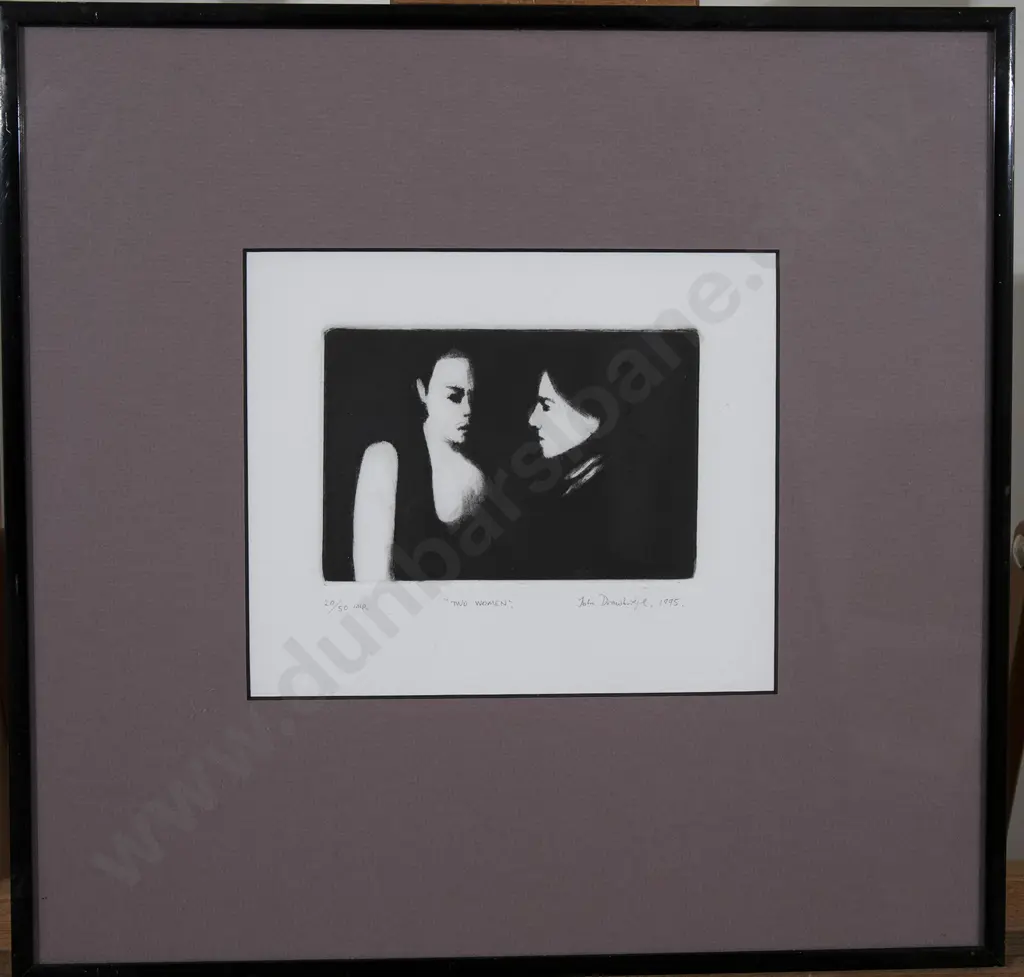 John Drawbridge (1930-2005) - Two Women Image 1++