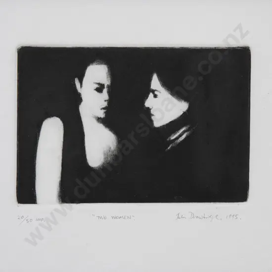 John Drawbridge (1930-2005) - Two Women