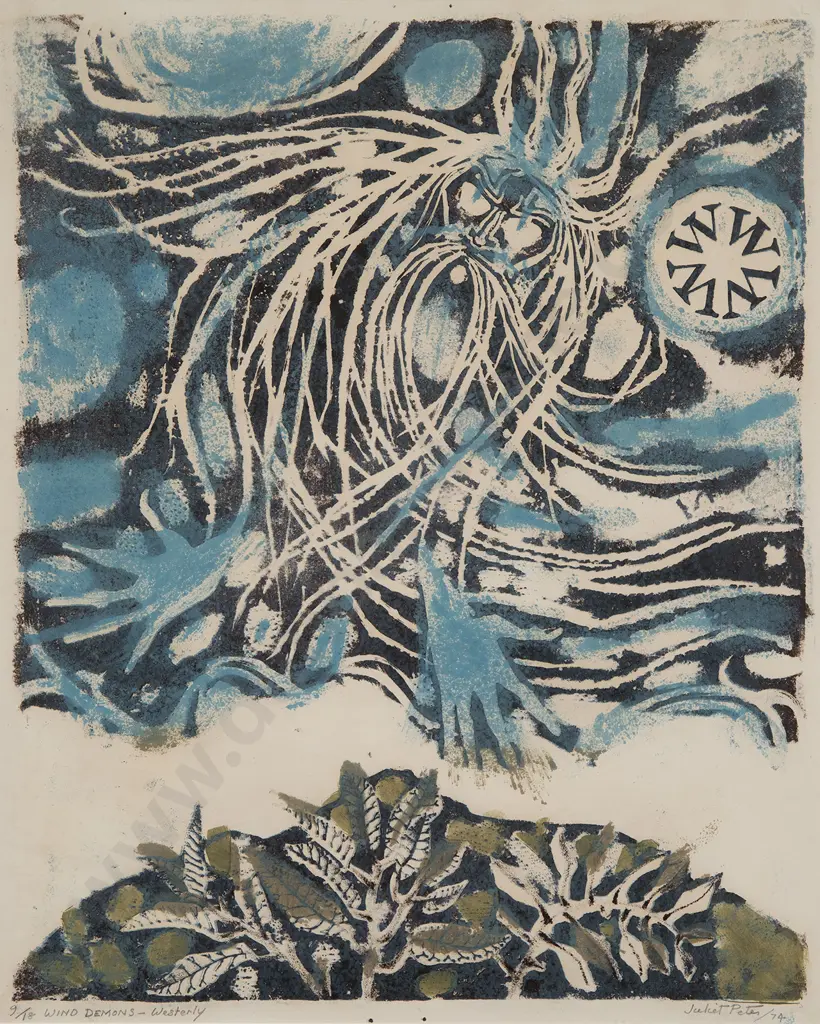 Juliet Peter (1915-2009) - Wind Demons Easterly & Wind Demons Westerly (2) Image 1++
