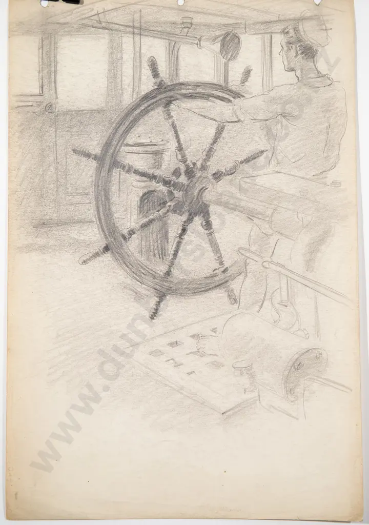 Russell Clark (1905-66) - The Wheel House Image 1++