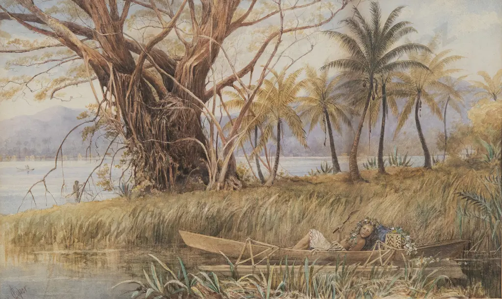 C Roper - "A Samoan Maiden" Image 1++