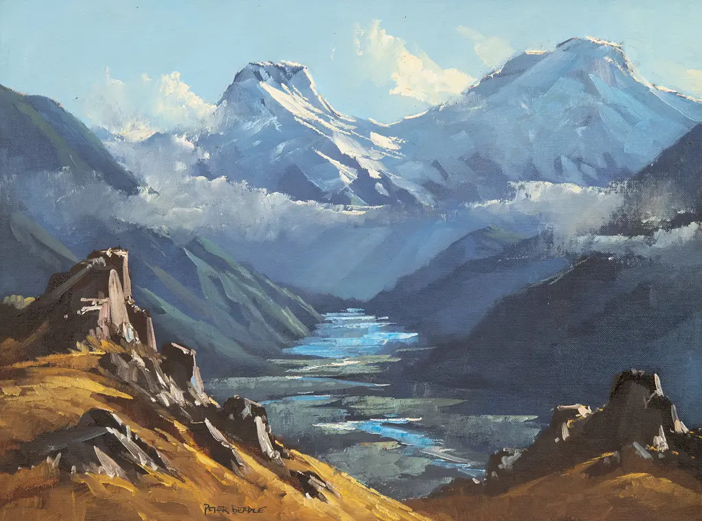 Peter Beadle (1933-2021) - Mt Madeline & Mt Tutoko Image 1++