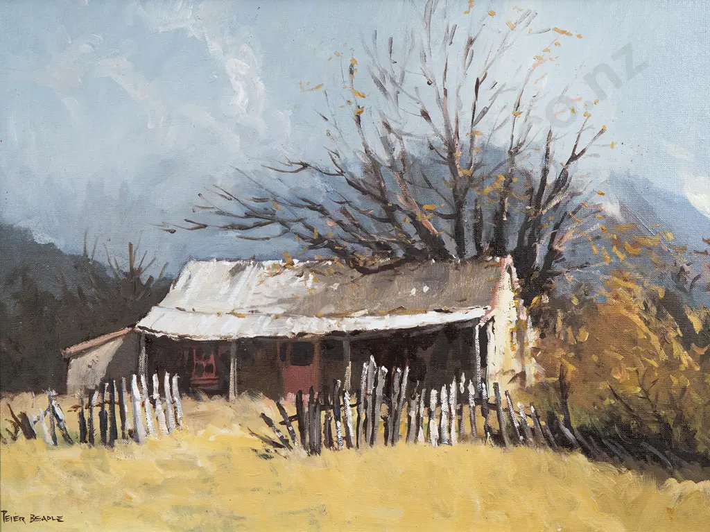 Peter Beadle (1933-2021) - Pioneer Cottage Queenstown Image 1++