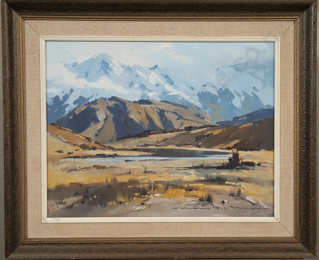 John Crump (b 1933) - Road to the Matakituki Valley Image 1++