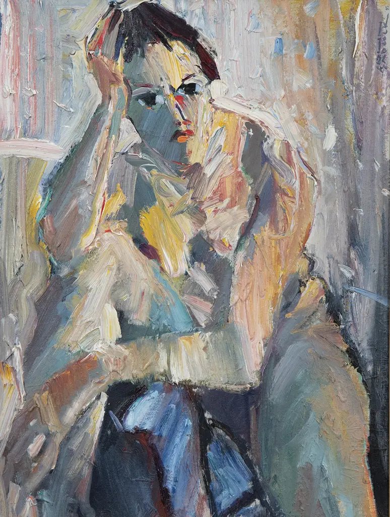 John Badcock (b 1952) - Bored Image 1++
