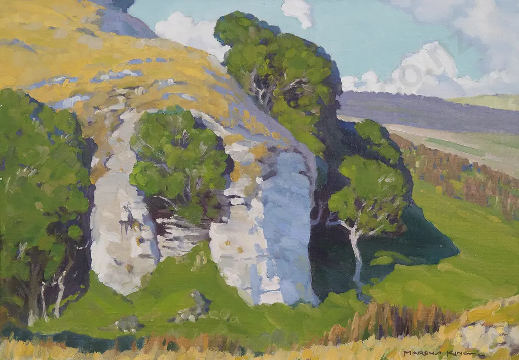 Marcus King (1891-1983) - Landscape Kaikoura Image 1++