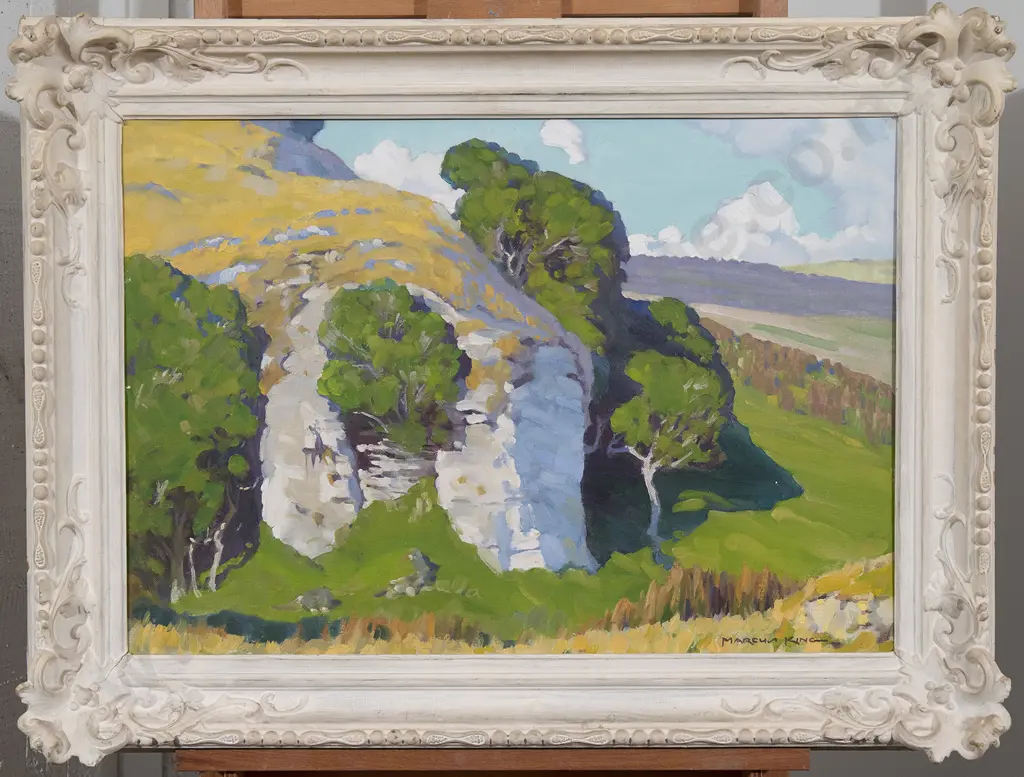 Marcus King (1891-1983) - Landscape Kaikoura Image 1++