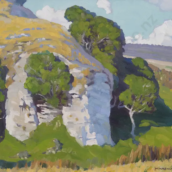 Marcus King (1891-1983) - Landscape Kaikoura