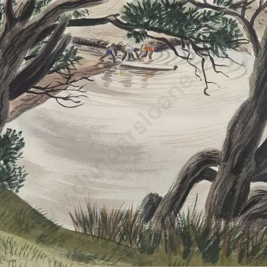 E Mervyn Taylor (1906-64) - Setting Off
