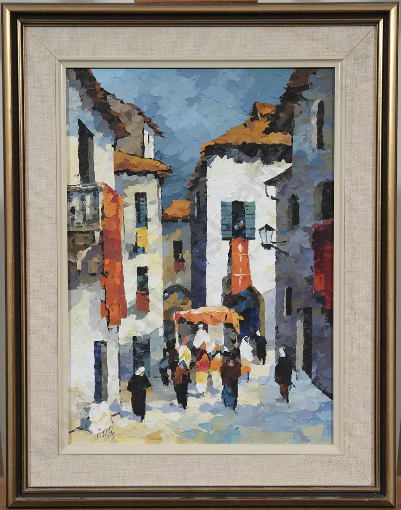 Tom Esplin (1915-2005) - Saints Day Cordoba Image 1++