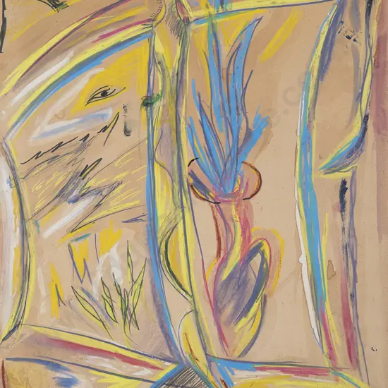 Philip Clairmont (1949-84) - Window & Vase