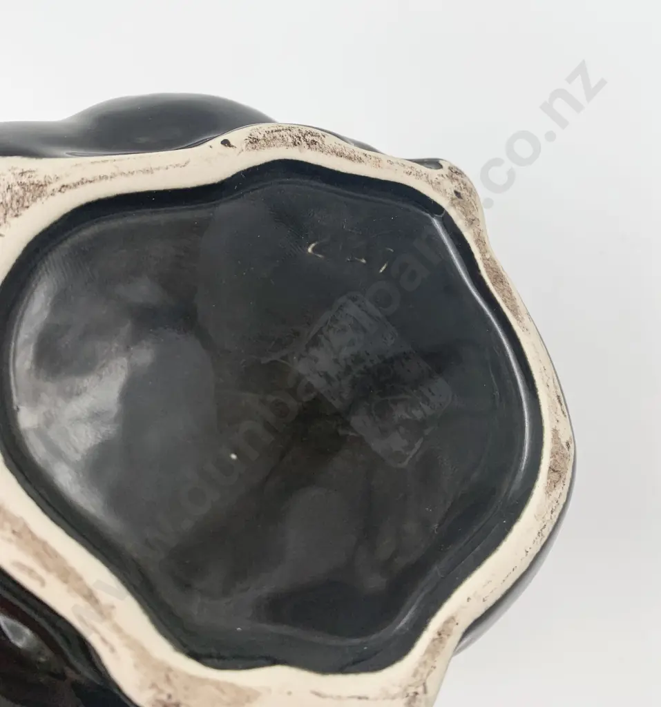 Crown Lynn Medium Black Swan Vase Image 1++