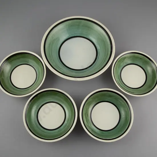 Frank Carpay for Crown Lynn Dessert Set
